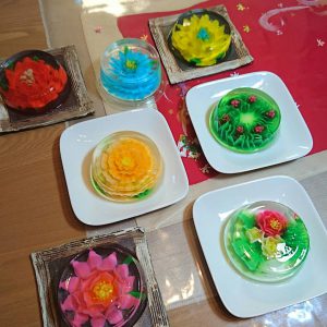 フラワーゼリーがテレビに出演(*^^*)